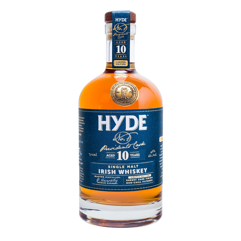 Hyde No.1 President's Cask 10 Year Old Sherry Cask Matured Single Malt Irish Whiskey - Vintage Wine & Spirits
