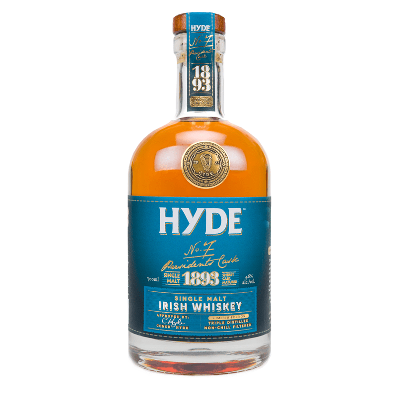 Hyde No.7 President's Cask 1893 Sherry Cask Matured Single Malt Irish Whiskey - Vintage Wine & Spirits