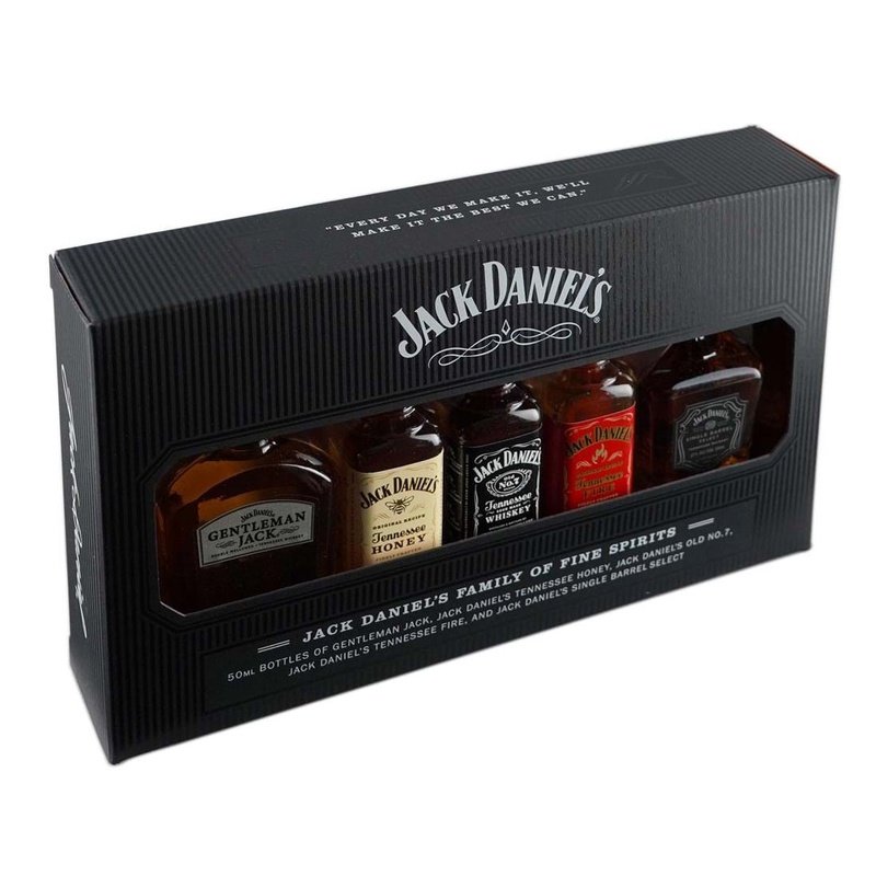 Jack Daniel's Family of Fine Spirits 5-Pack Gift Set - Vintage Wine & Spirits