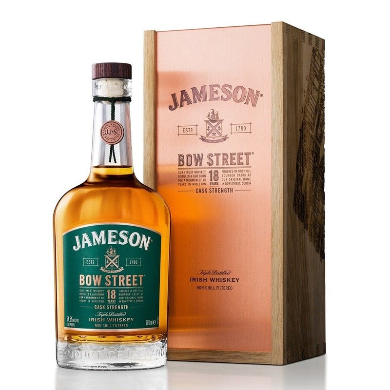 Jameson 18 Year Old Bow Street Cask Strength Irish Whiskey - Vintage Wine & Spirits