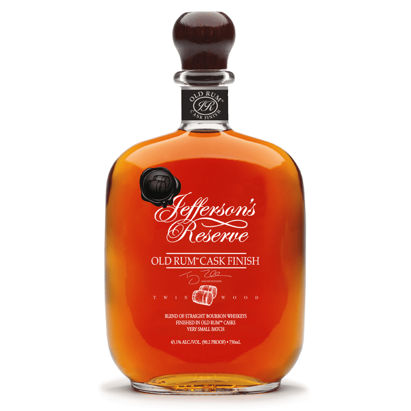 Jefferson's Reserve Old Rum Cask Finish Twin Wood Straight Bourbon Whiskey - Vintage Wine & Spirits