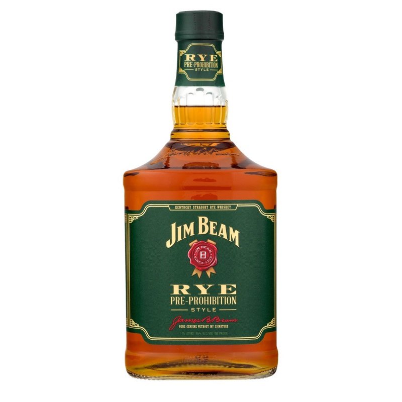 Jim Beam Rye "Pre-Prohibition Style" Kentucky Straight Rye Whiskey Liter - Vintage Wine & Spirits