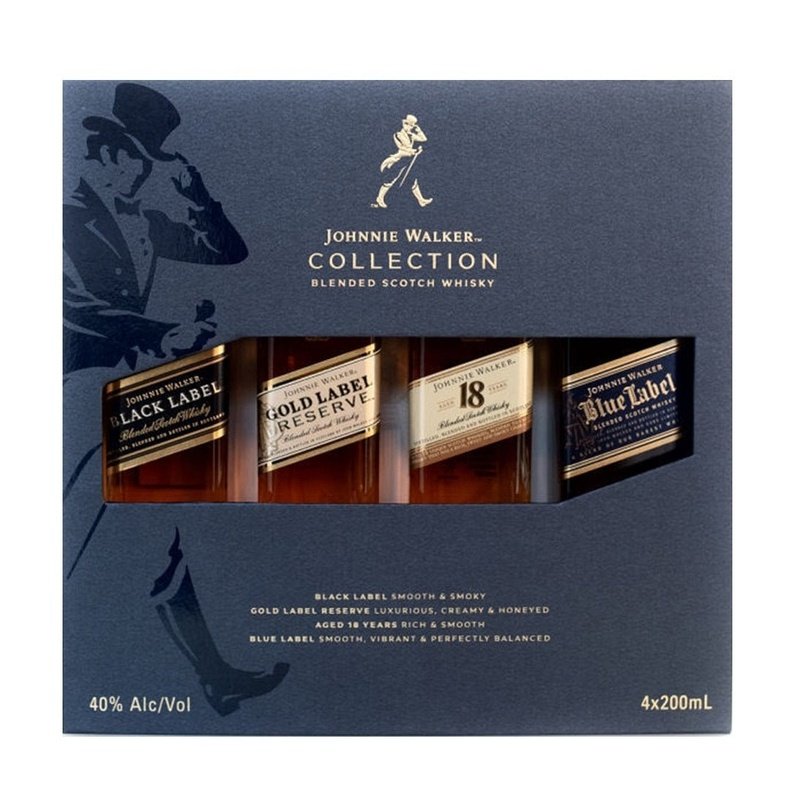 Johnnie Walker The Collection Blended Scotch Whisky Set 4-Pack - Vintage Wine & Spirits