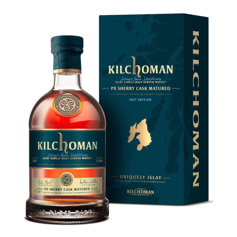Kilchoman PX Sherry Cask Matured 2021 Edition Islay Single Malt Scotch Whisky - Vintage Wine & Spirits