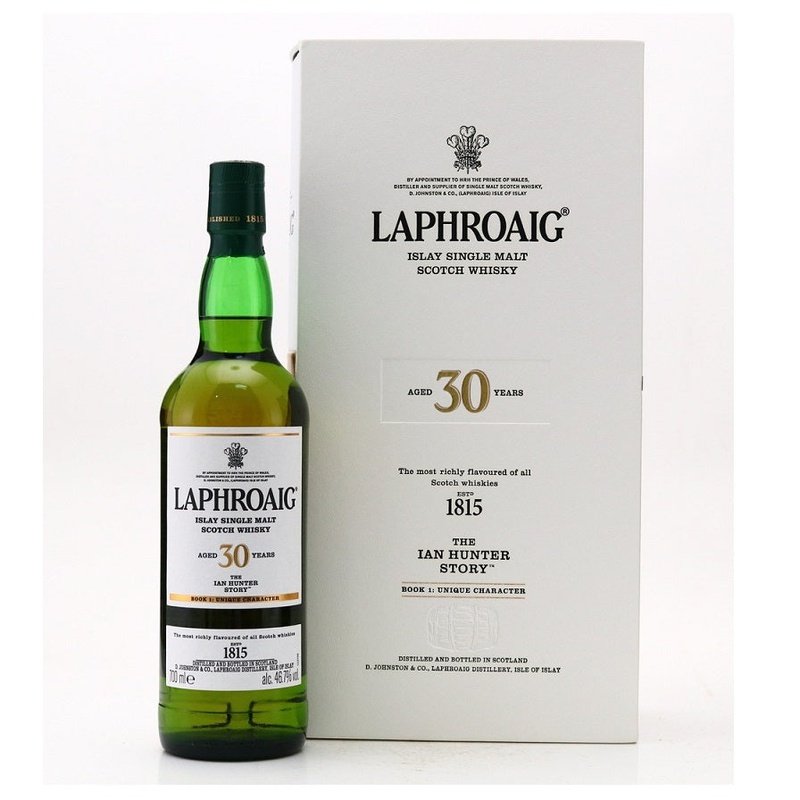 Laphroaig 30 Year Old 'The Ian Hunter Story Book 1: Unique Character' Islay Single Malt Scotch Whisky - Vintage Wine & Spirits