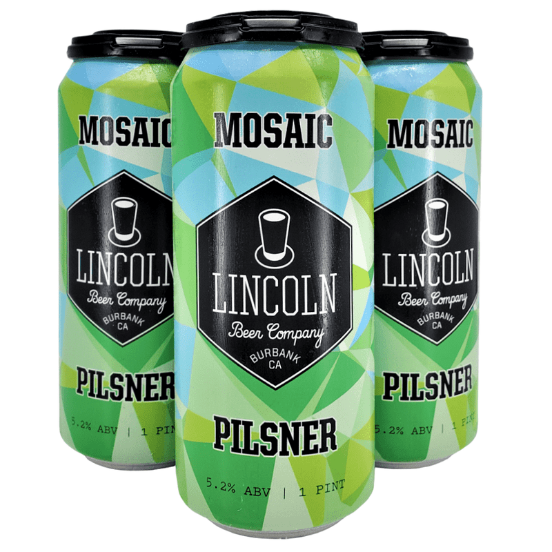 Lincoln Beer Co. Mosaic Pilsner Beer 4-Pack - Vintage Wine & Spirits