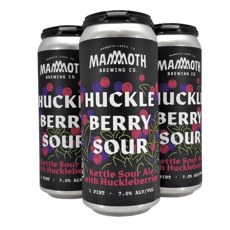 Mammoth Brewing Co. 'Huckleberry Sour' Kettle Sour Ale Beer 4-Pack - Vintage Wine & Spirits