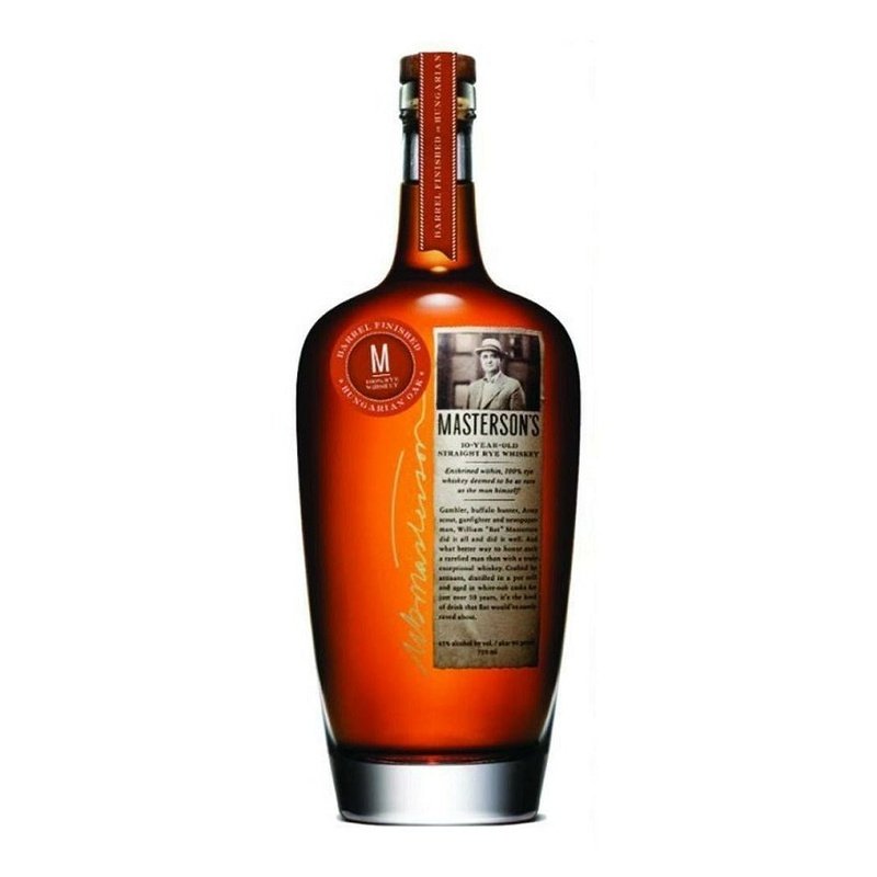 Masterson's 10 Year Old Hungarian Oak Barrel Finished Straight Rye Whiskey - Vintage Wine & Spirits