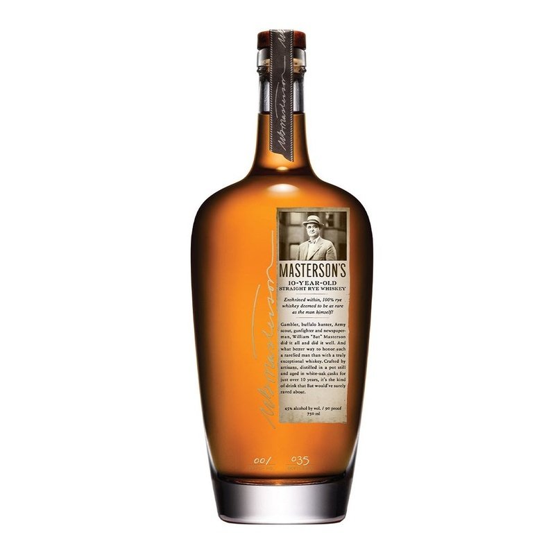 Masterson's 10 Year Old Straight Rye Whiskey - Vintage Wine & Spirits