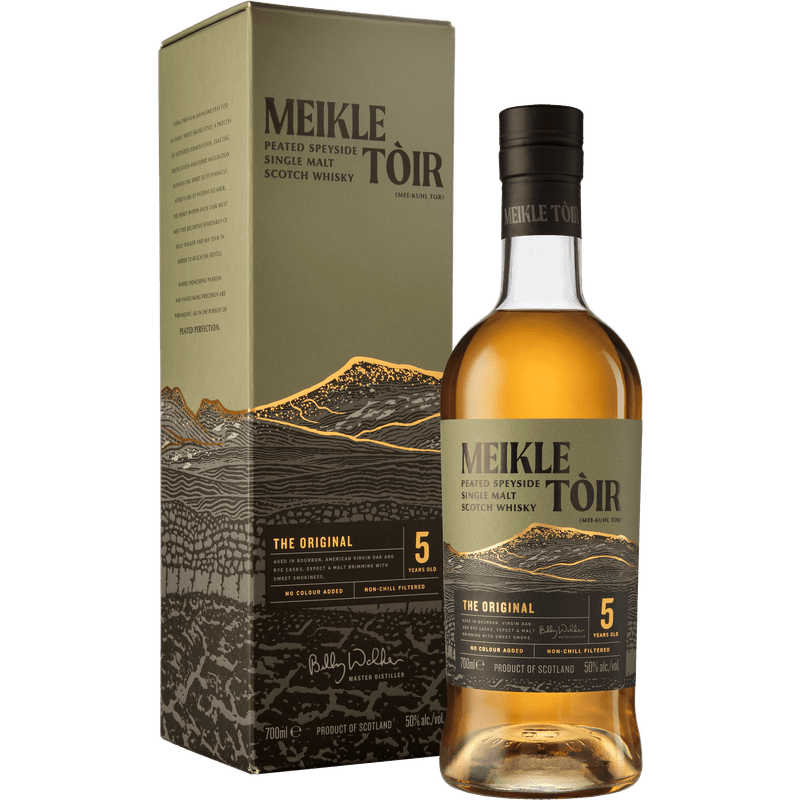 Meikle Toir 'The Original' 5 Year Old Peated Speyside Single Malt Scotch Whisky - Vintage Wine & Spirits
