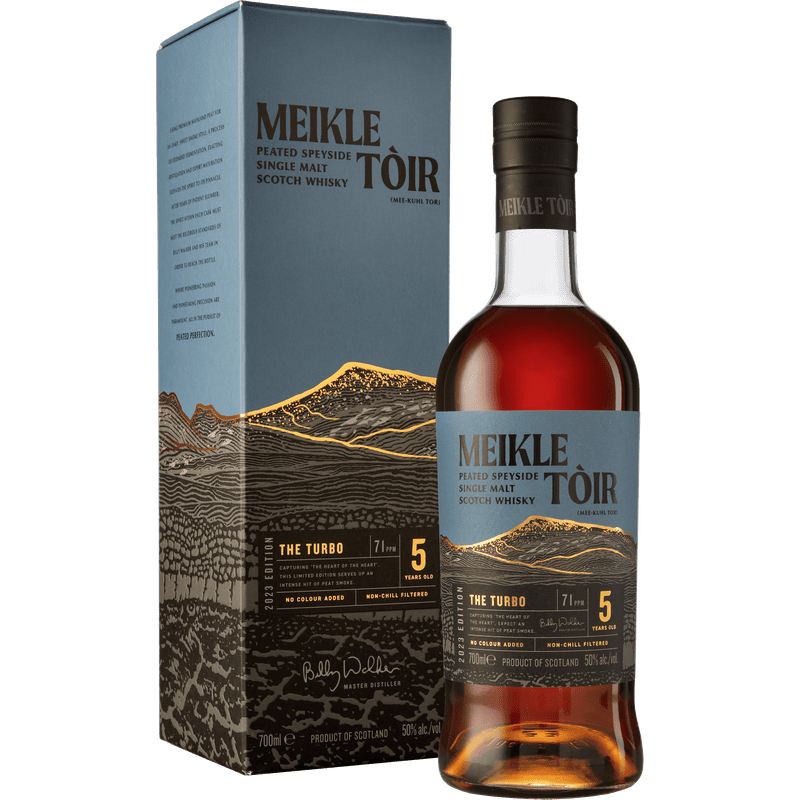Meikle Toir 'The Turbo 2023 Edition' 5 Year Old Peated Speyside Single Malt Scotch Whisky - Vintage Wine & Spirits