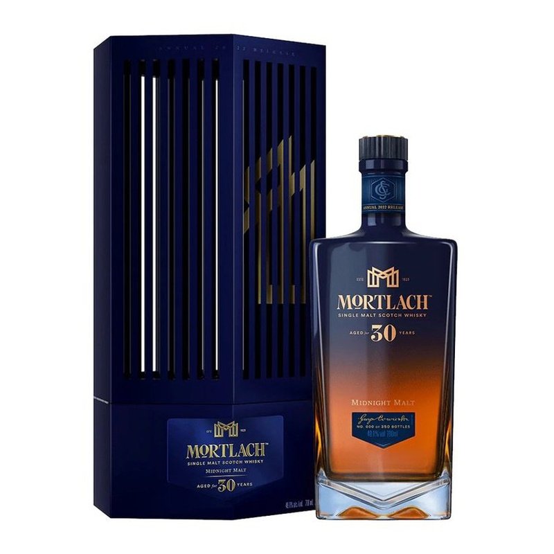 Mortlach 30 Year Old 'Midnight Malt' Single Malt Scotch Whisky - Vintage Wine & Spirits