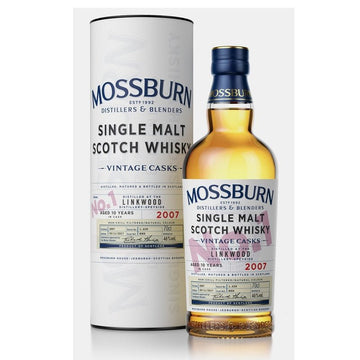 Mossburn Linkwood 10 Year Old 2007 Vintage Casks Single Malt Scotch Whisky - Vintage Wine & Spirits