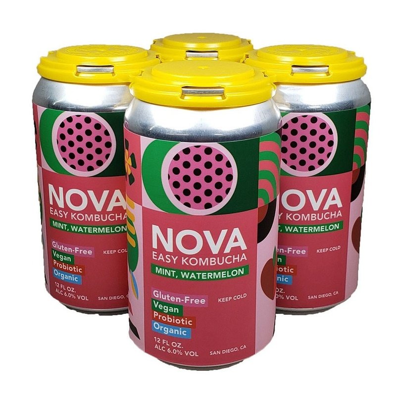 Nova Easy Kombucha Mint - Watermelon 4-Pack - Vintage Wine & Spirits