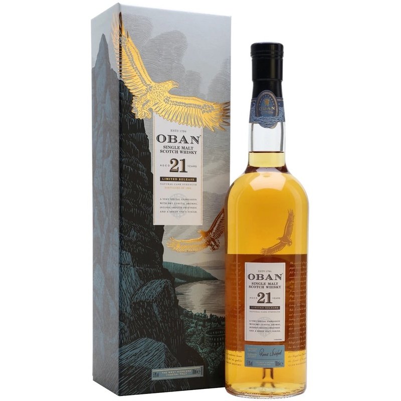Oban 21 Year Old Single Malt Scotch Whisky - Vintage Wine & Spirits