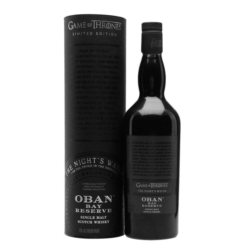 Oban Bay Reserve 'Game of Thrones - The Night's Watch' Single Malt Scotch Whisky - Vintage Wine & Spirits
