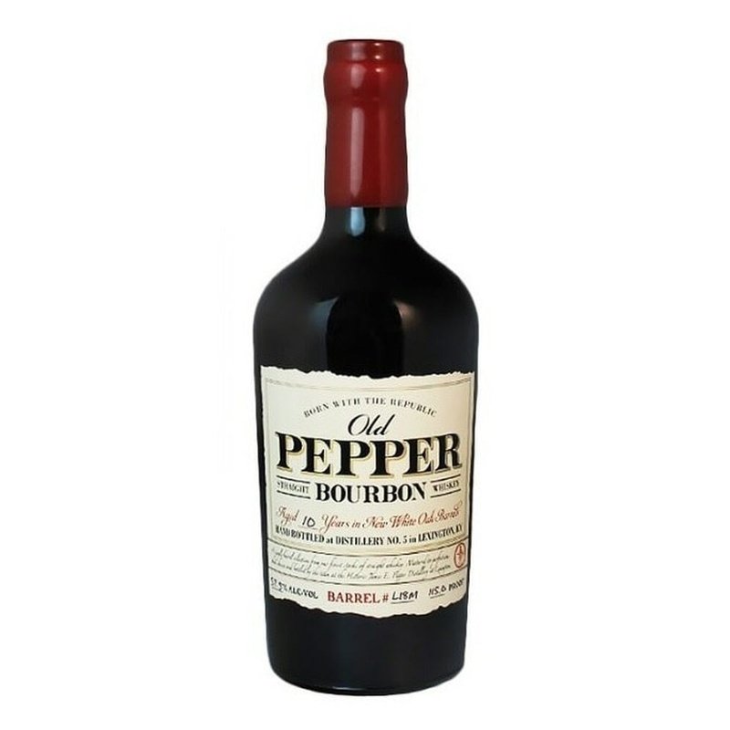 Old Pepper 10 Year Old Single Barrel Bourbon - Vintage Wine & Spirits