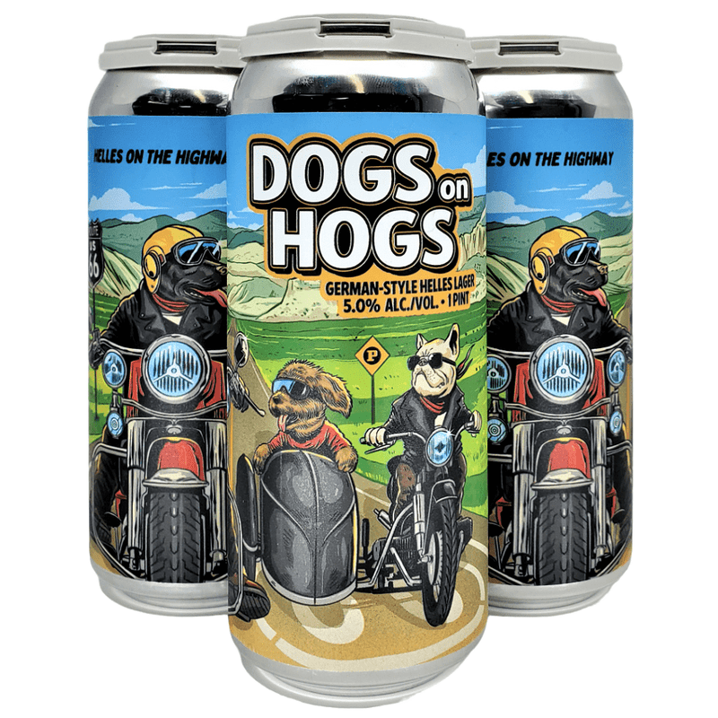 Paperback Brewing Co. Dogs on Hogs German-Style Lager Beer 4-Pack - Vintage Wine & Spirits