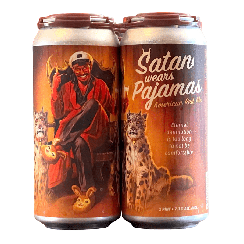 Paperback Brewing Co. Satan Wears Pajamas American Red Ale Beer 4-Pack - Vintage Wine & Spirits