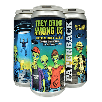 Paperback Brewing Co. They Drink Among Us! Imperial IPA Beer 4-Pack - Vintage Wine & Spirits