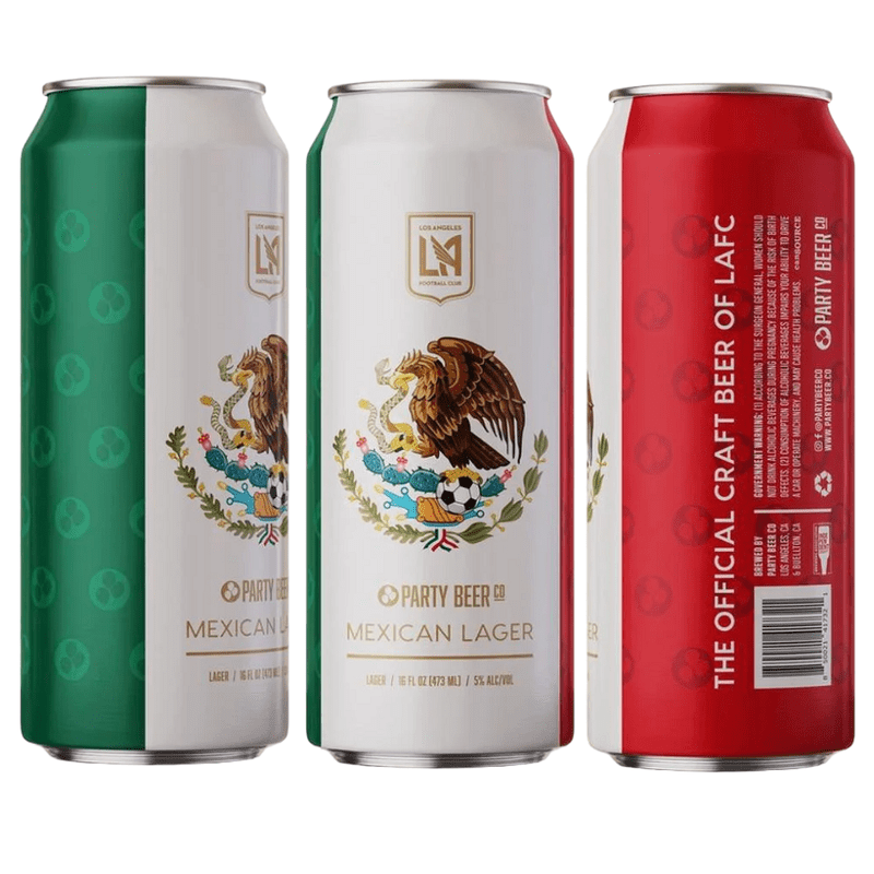 Party Beer Co. LAFC Mexican Lager Beer 4-Pack - Vintage Wine & Spirits