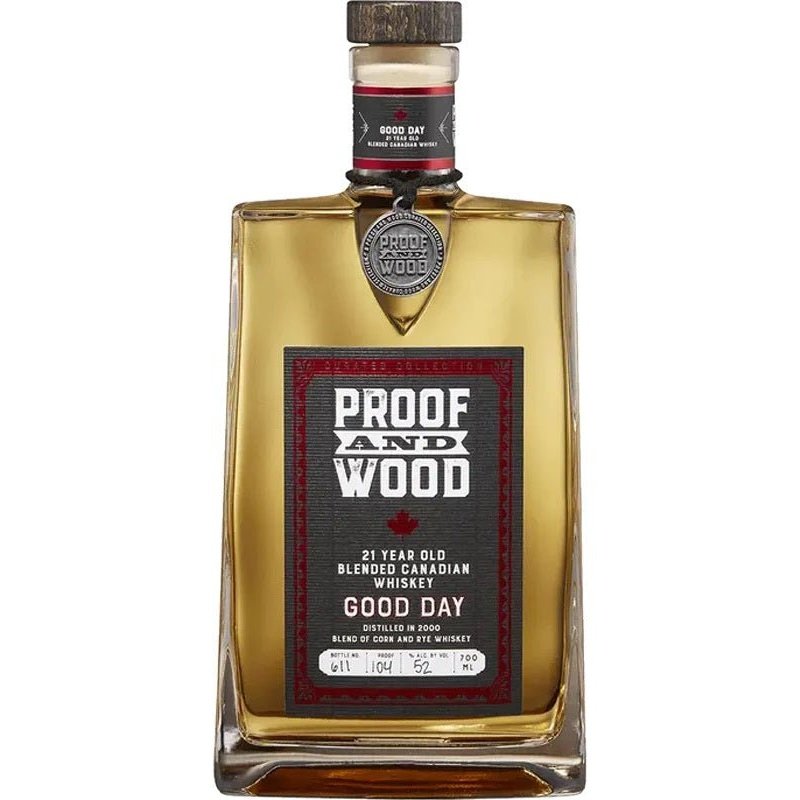 Proof and Wood 'Good Day' 21 Year Old Blended Canadian Whiskey - Vintage Wine & Spirits