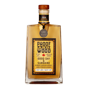 Proof and Wood Good Day & Sunshine 21 Year Old Whiskey - Vintage Wine & Spirits