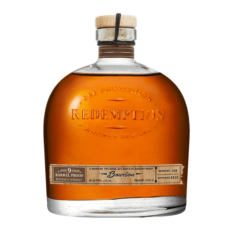 Redemption 9 Year Old Barrel Proof Bourbon Whiskey - Vintage Wine & Spirits