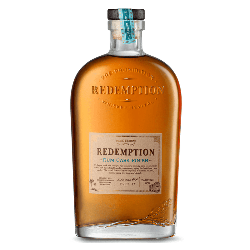 Redemption Rum Cask Finish Straight Rye Whiskey - Vintage Wine & Spirits