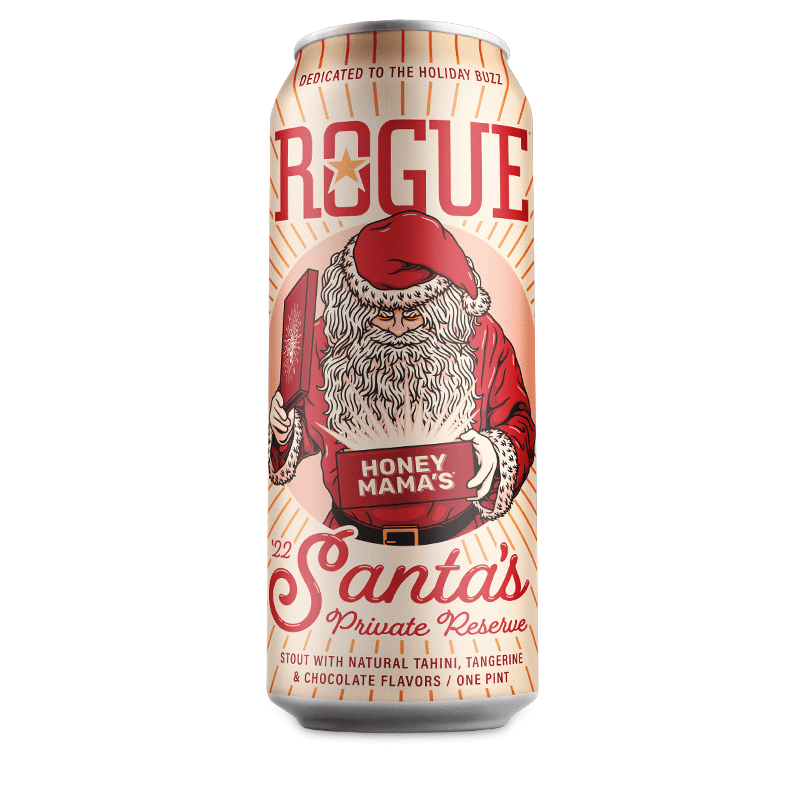 Rogue Santa's Private Reserve Stout Beer 4-Pack - Vintage Wine & Spirits