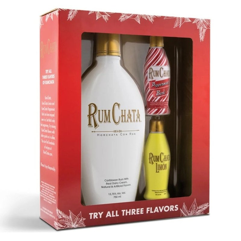 RumChata Original with Peppermint Bark & Limon VAP Gift Set - Vintage Wine & Spirits