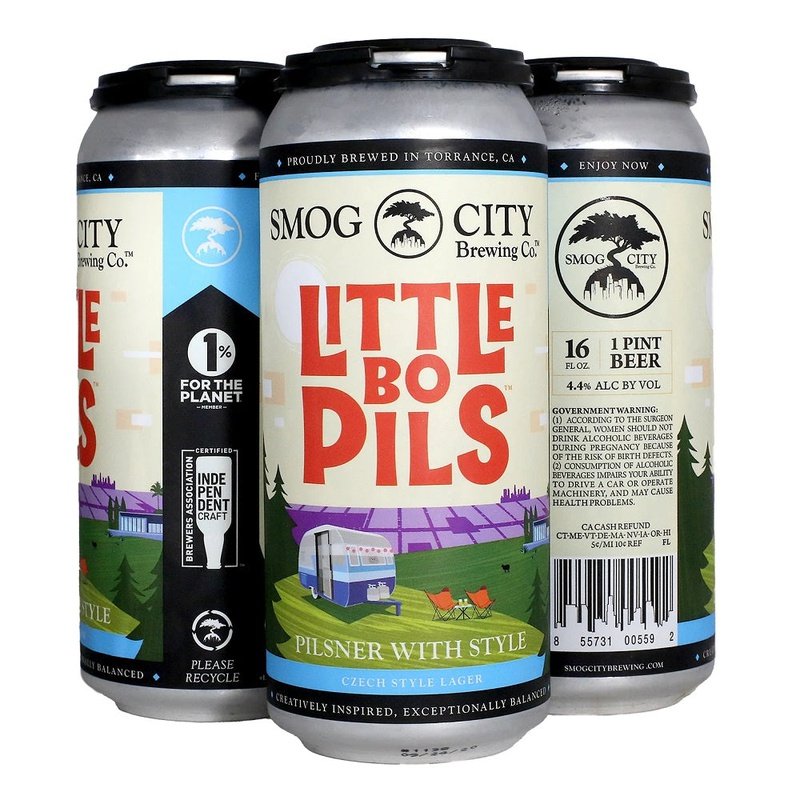 Smog City Brewing Co. 'Little Bo Pils' Pilsner Beer 4-Pack - Vintage Wine & Spirits