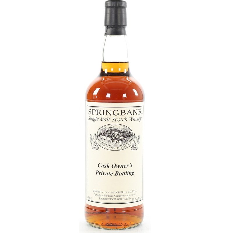 Springbank Private Cask Owner's Private Bottling Single Malt Scotch Whisky - Vintage Wine & Spirits