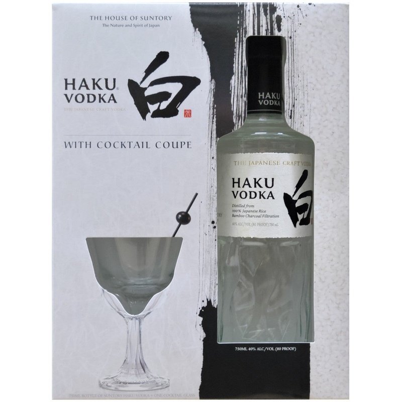 Suntory Haku Japanese Craft Vodka with Coupes - Vintage Wine & Spirits