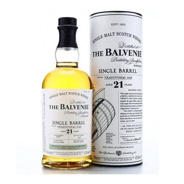 The Balvenie 21 Year Old Single Barrel Traditional Oak Single Malt Scotch Whisky - Vintage Wine & Spirits