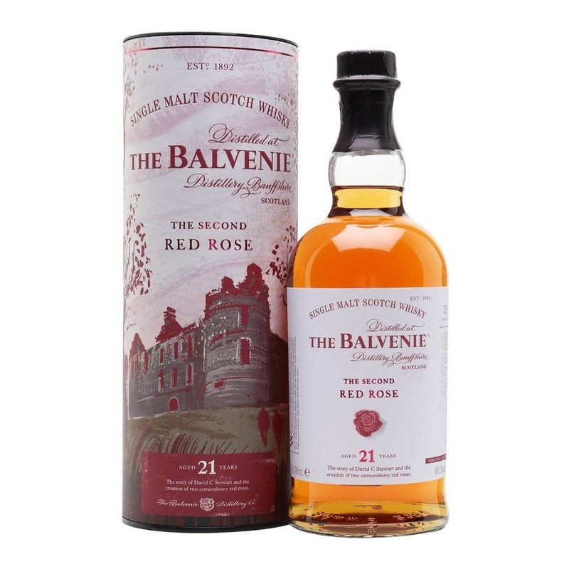 The Balvenie 21 Year Old 'The Second Red Rose' Single Malt Scotch Whisky - Vintage Wine & Spirits