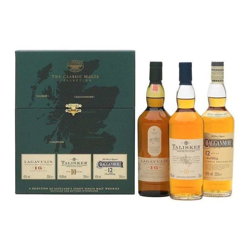 The Classic Malts Collection Lagavulin-Talisker-Cragganmore Gift Set - Vintage Wine & Spirits