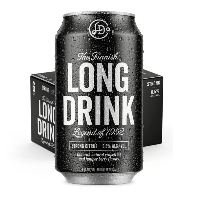 The Long Drink 'Strong Citrus' Flavored Gin 6-Pack - Vintage Wine & Spirits