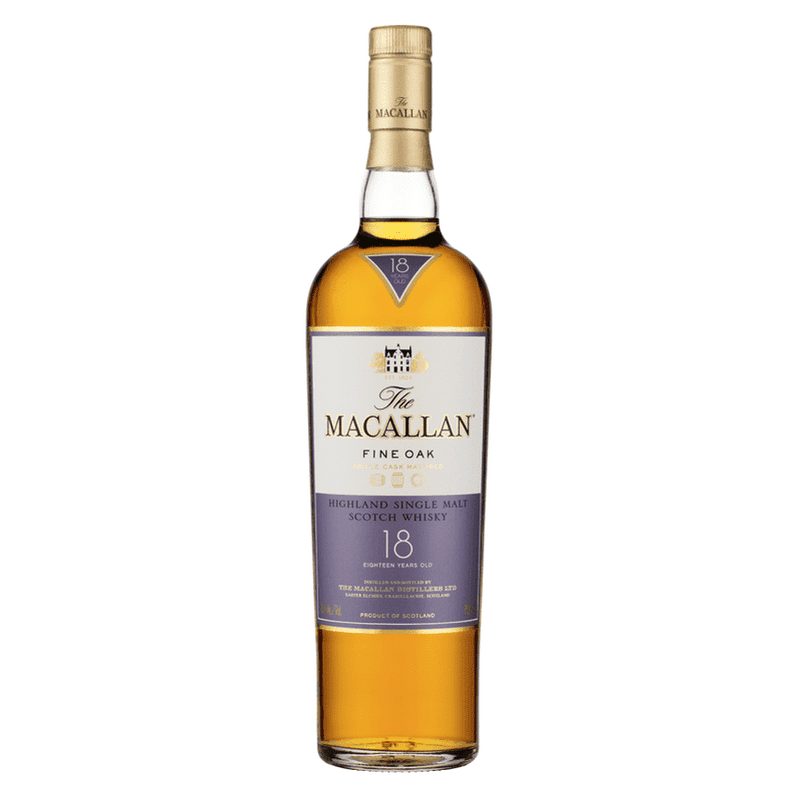 The Macallan 18 Year Old Fine Oak Triple Cask Highland Single Malt Scotch Whisky - Vintage Wine & Spirits