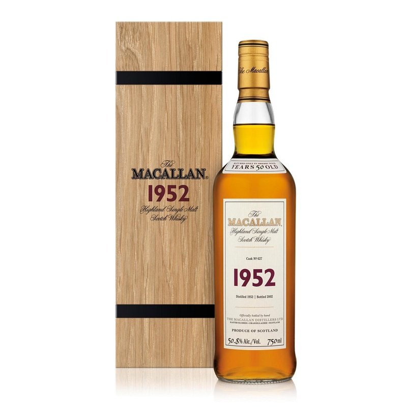 The Macallan 50 Year Old 1952 Cask No. 627 Fine & Rare Highland Single Malt Scotch Whiskey - Vintage Wine & Spirits