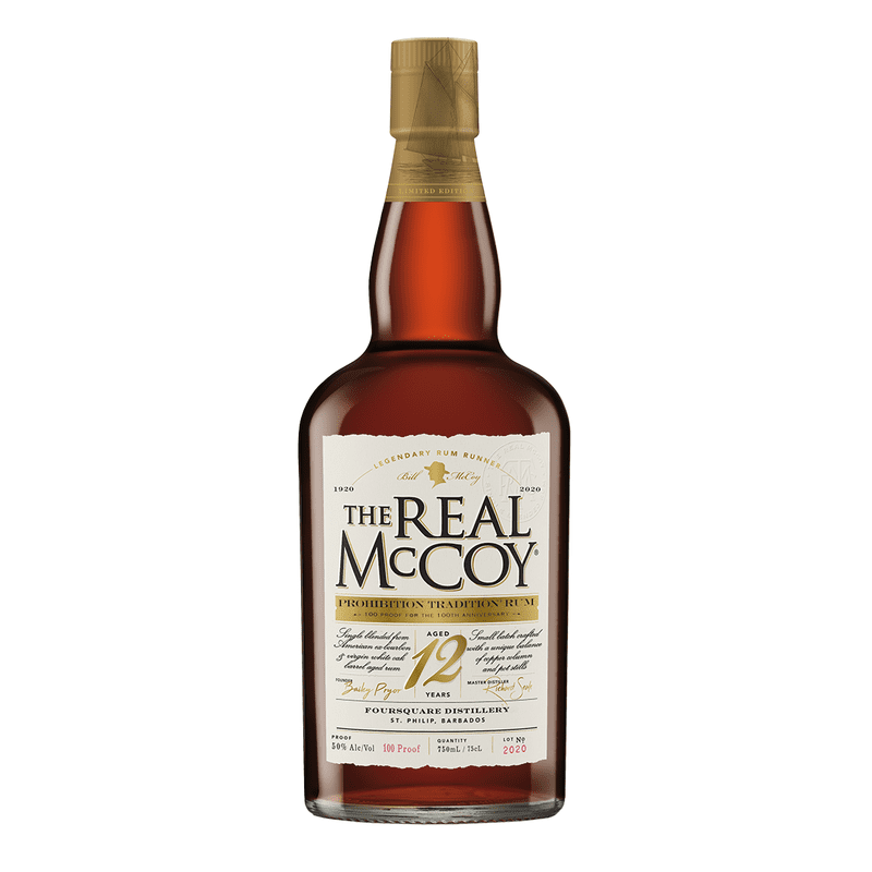 The Real McCoy 12 Year Old 'Prohibition Tradition' Single Blended Rum - Vintage Wine & Spirits