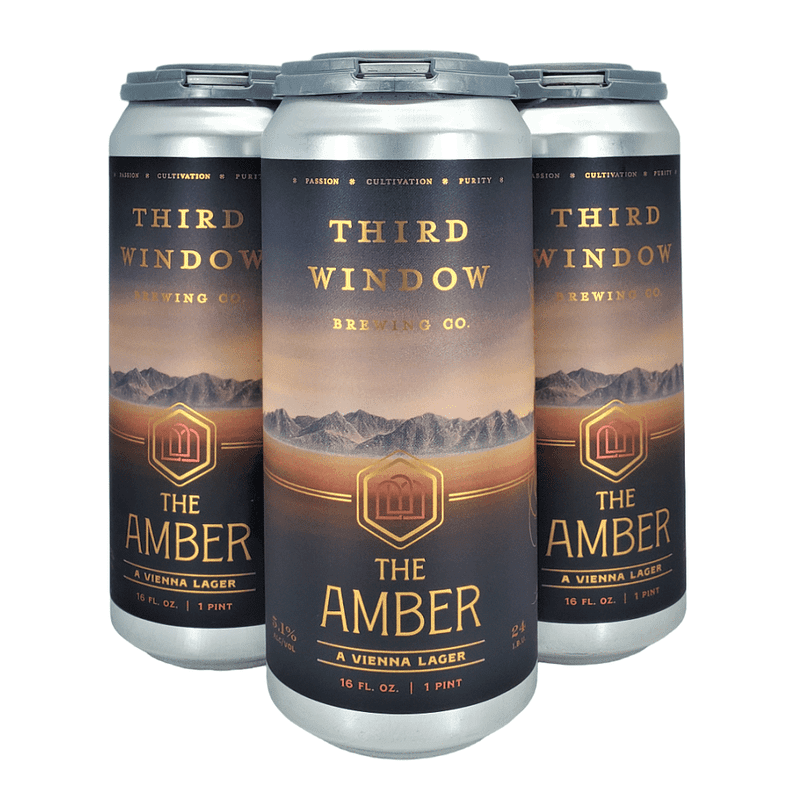 Third Window Brewing Co. 'The Amber' Vienna Lager Beer 4-Pack - Vintage Wine & Spirits