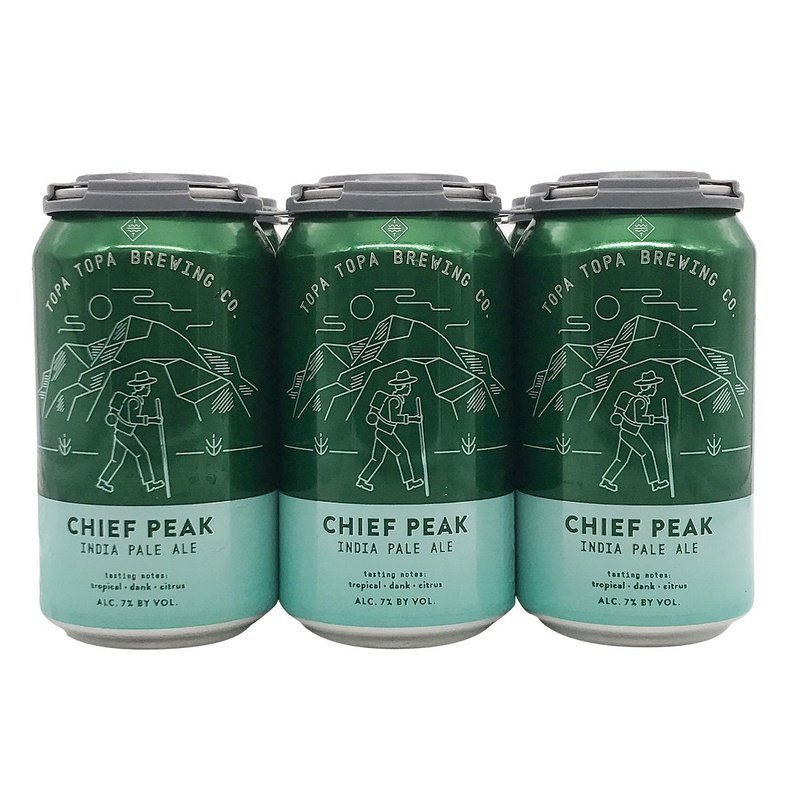 Topa Topa Brewing Co. Chief Peak IPA Beer 6-Pack - Vintage Wine & Spirits