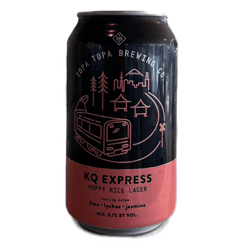 Topa Topa Brewing Co. KQ Express Hoppy Rice Lager Beer 6-Pack - Vintage Wine & Spirits