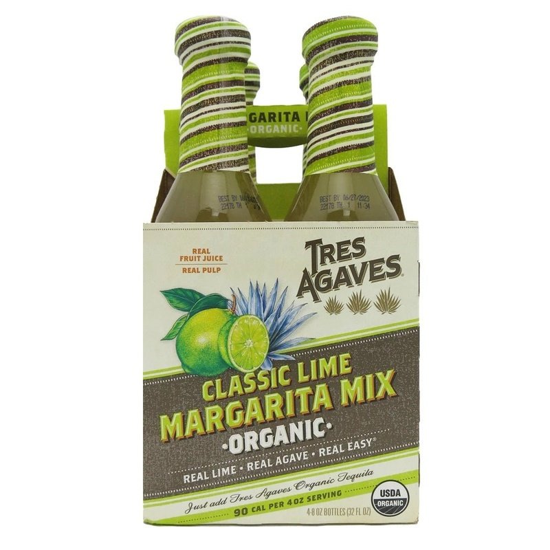 Tres Agaves Organic Classic Lime Margarita Mix 4-Pack - Vintage Wine & Spirits