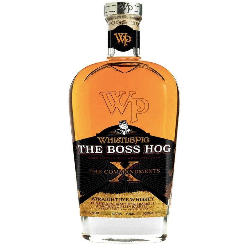 WhistlePig The Boss Hog X: 'The Commandments' Straight Rye Whiskey - Vintage Wine & Spirits