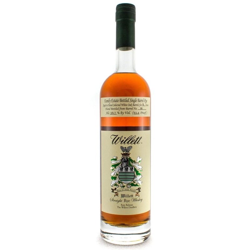 Willett Family Estate 9 Year Old Single Barrel Rye Whiskey - Vintage Wine & Spirits