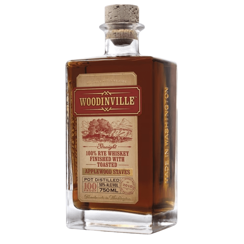 Woodinville Applewood Staves Straight Bourbon Whiskey - Vintage Wine & Spirits
