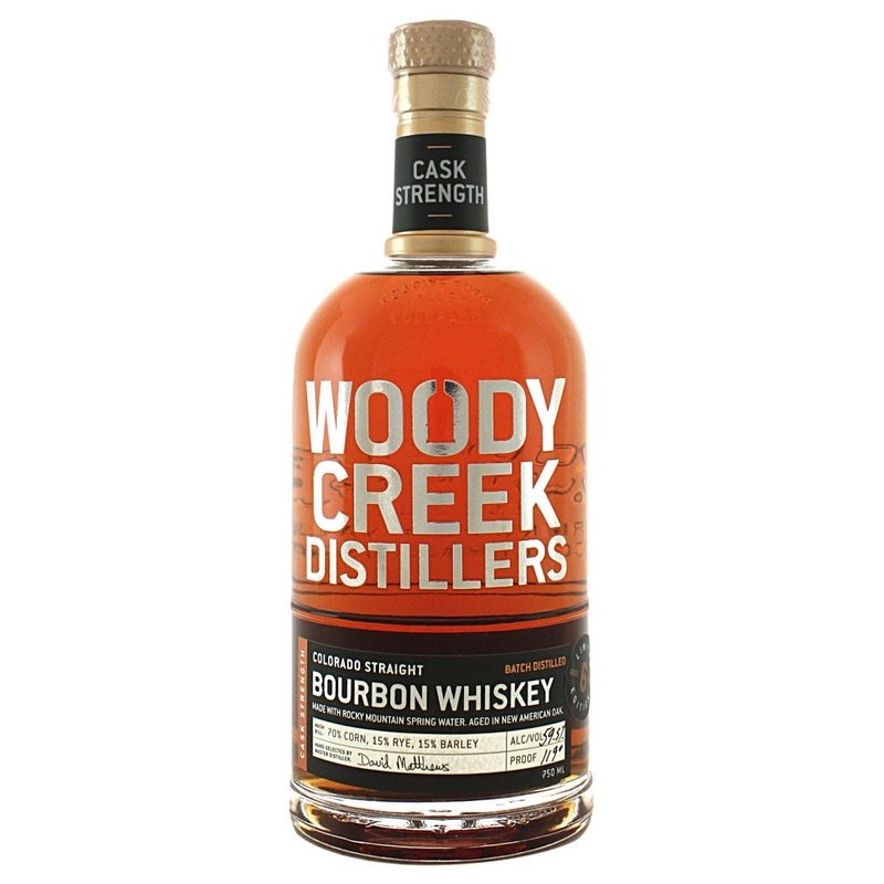 Woody Creek Distillers Cask Strength Colorado Straight Bourbon Whiskey - Vintage Wine & Spirits